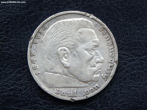 5 марок 1935 г. серебро