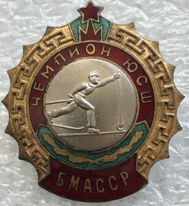 Лыжи Чемпион ЮСШ БМАССР