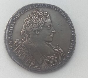Монета рубль 1732 г Анна Ивановна