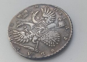 Монета рубль 1732 г Анна Ивановна