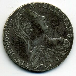 Австрия 1 талер 1780 год