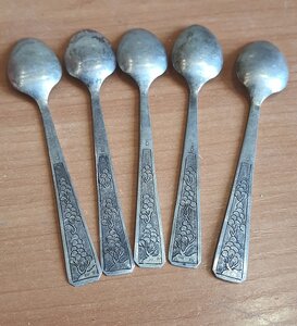 Чайные ложечки, переклеймённая 5 шт