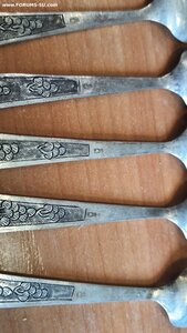 Чайные ложечки, переклеймённая 5 шт