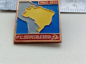 ЗНАК 1922 - 1972 P.C . BRASILEIRO