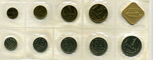 Набор монет 1988 года в мягкой упаковке