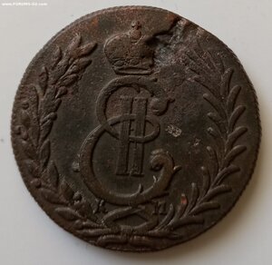 5 копеек 1779 КМ. Сибирская монета.