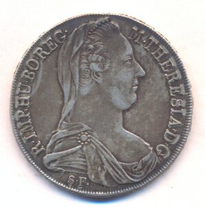 1 талер 1780 г.( S.F. ) - Мария Терезия . - Маркграфство Бур