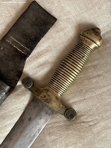 Тесак солдатский обр. 1848 года в ножнах