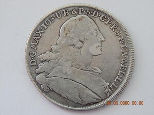 1 талер 1759 г. - Максимилиан III Иосиф .- Бавария.