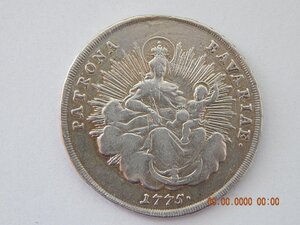 1/2 талера 1775 г. - Максимилиан III Иосиф .- Бавария