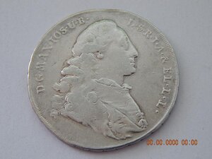 1/2 талера 1775 г. - Максимилиан III Иосиф .- Бавария