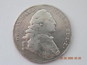 1/2 талера 1775 г. - Максимилиан III Иосиф .- Бавария