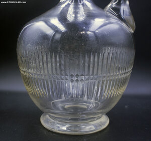 Графин Мальцов, Мальцев 30см Урановое стекло Каталожный!