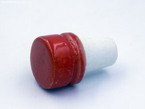 Графин довоенный ЛФЗ, НКПТ ГЛАВСПИРТ Апельсиновый Ликер 35гр