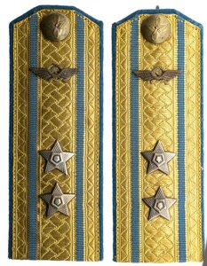 Погоны п/полковника ГВФ (летный состав) 1949-1954гг.