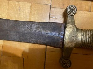 нож из русского тесака обр. 1848 г.