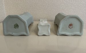 Ваза Бисквит "Мальчик дразнит собаку""Девушка с кувшином"3шт