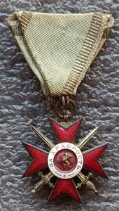 Орден За храбрость IV степени 1879 г. 1 тип Болгария