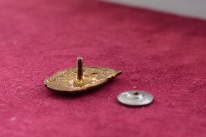 ОСС Министерства угольной пром. Белая эмаль.Ленин-Сталин.