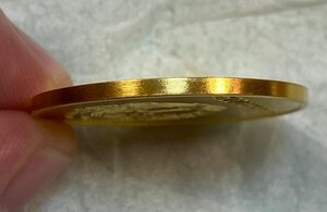 Золотая медаль Азербайджанской ССР. Золото 32 мм.