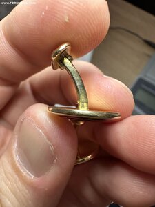 Запонки Золото 585 Эмаль