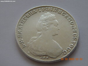 1 рубль 1782 г. СПБ - ИЗ .
