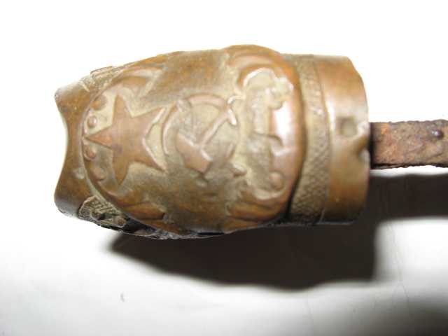 Фрагмент рукоятки шашки 1929г.