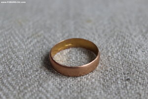 Обручальное кольцо 56пр золото. [ИхВ] 3,35гр