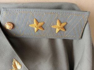 Рубашка с длинными рукавами, погоны ГЕНЕРАЛ ЛЕЙТЕНАНТ!