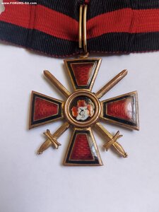 Владимир 4 ст. с мечами. Бронза.