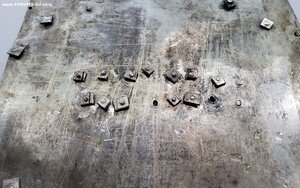 Накладка на фотоальбом.Серебро. 132 грамма.
