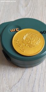 Золотая школьная медаль РСФСР 32мм