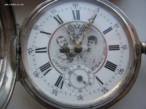 ЧАСЫ___В ПАМЯТЬ КОРОНАЦИИ НИКОЛАЯ II и Александры Фёдоровны