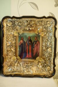 икона З СВЯТЫХ   ДОНСКИХ КАЗАКОВ