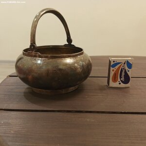 Сахарница серебро 1869г 84пр