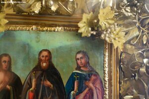 икона З СВЯТЫХ   ДОНСКИХ КАЗАКОВ