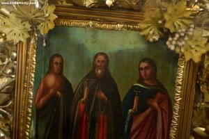 икона З СВЯТЫХ   ДОНСКИХ КАЗАКОВ