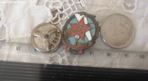 Знак Готов к ПВХО осоавиахим МАЛЫШ