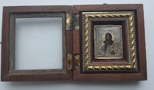 Иконка Господь Вседержитель в киоте 84 пр