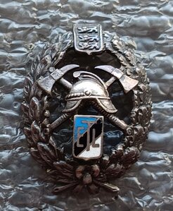 Знак пожарного Буржуазная Эстония