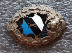Знак За X лет выслуги пожарные Буржуазная Эстония