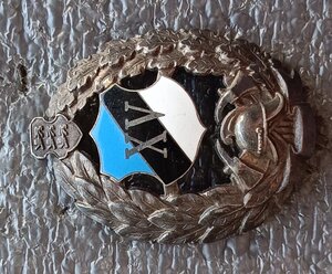 Знак За XV лет выслуги пожарные Буржуазная Эстония