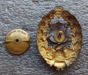 Знак За XXV лет выслуги пожарные Буржуазная Эстония