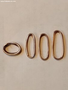 Кольца от орденов 3 степени (Владимир 4 ст.). Золото.