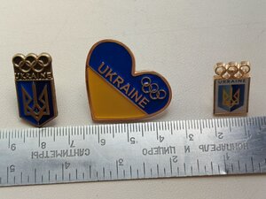 Знаки Олимпийской сборной Украины на Олимпиаде во Франции 20