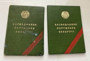 Уд-ия(2 шт.) ____ПОВ БССР____зелёные