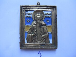 Икона "Преподобный Паисий Великий", эмали