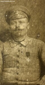 Фото Ополченцы с Георгиевскими крестами.