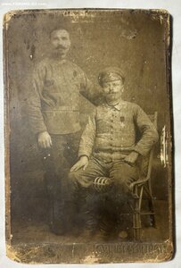 Фото Ополченцы с Георгиевскими крестами.