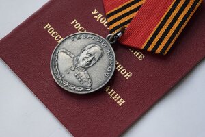 Медаль Жукова на доке СВО, УКРАИНА